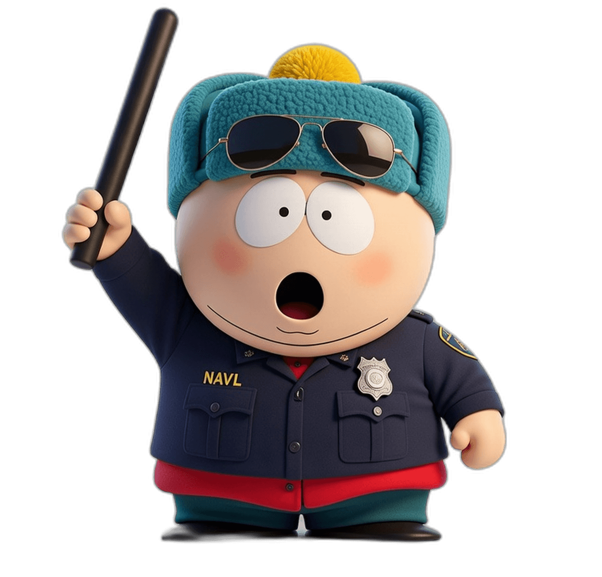 Officer Chartman demanding respect for his authoritah